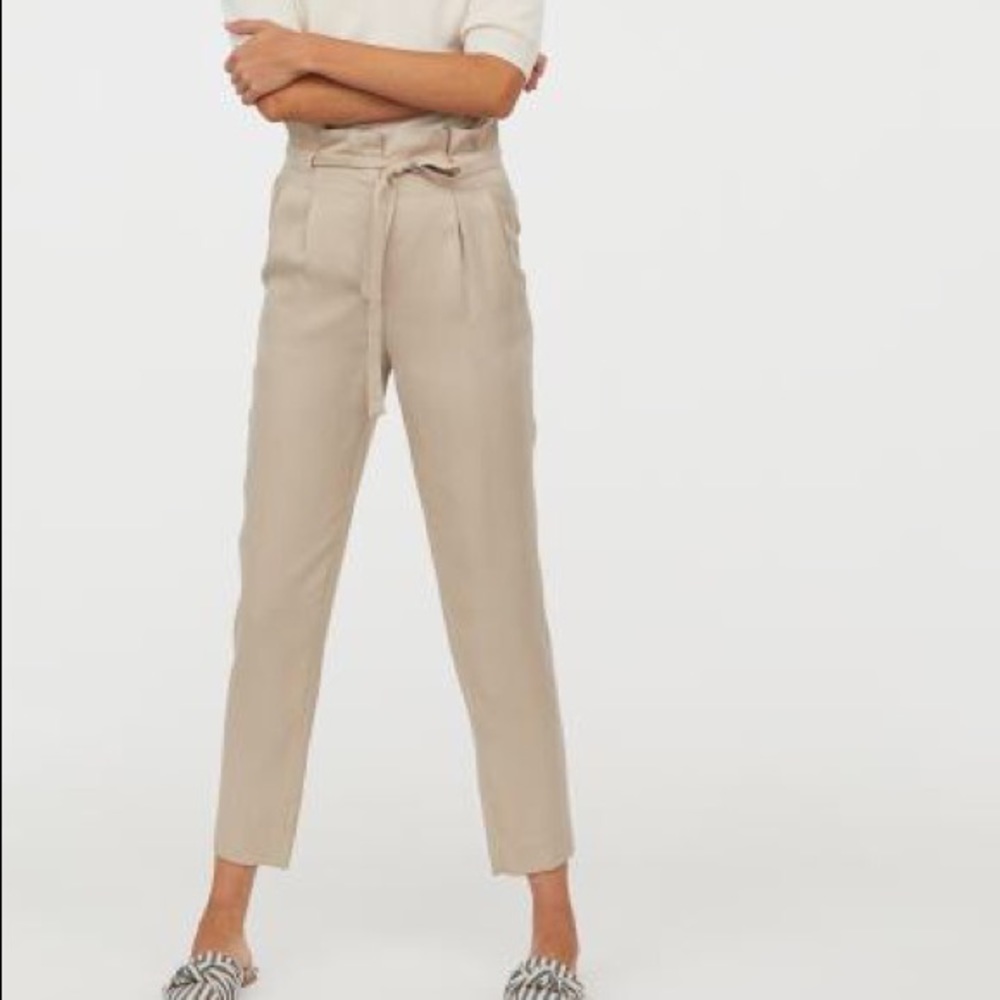 Khaki Paperbag Slacks